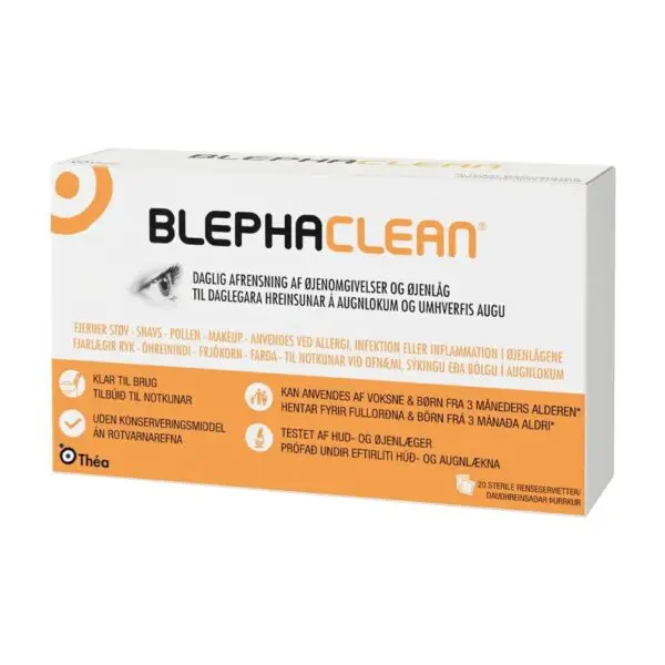 BlephaClean vátserviettar
