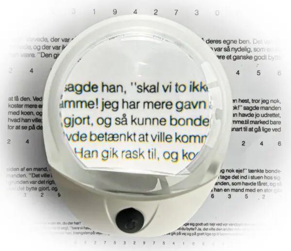 Blokk sjóneyki við LED ljós