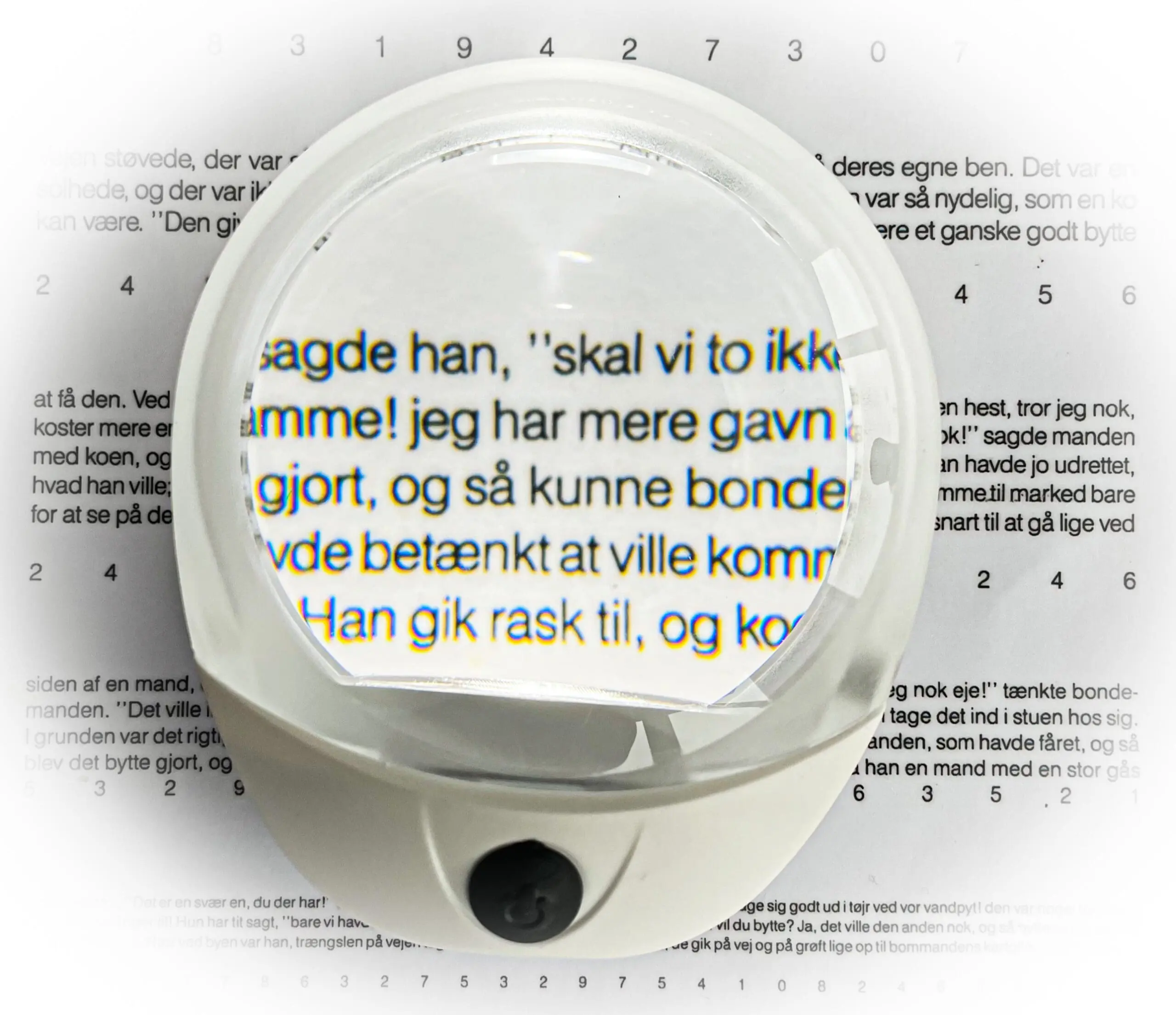 Blokk sjóneyki við LED ljós